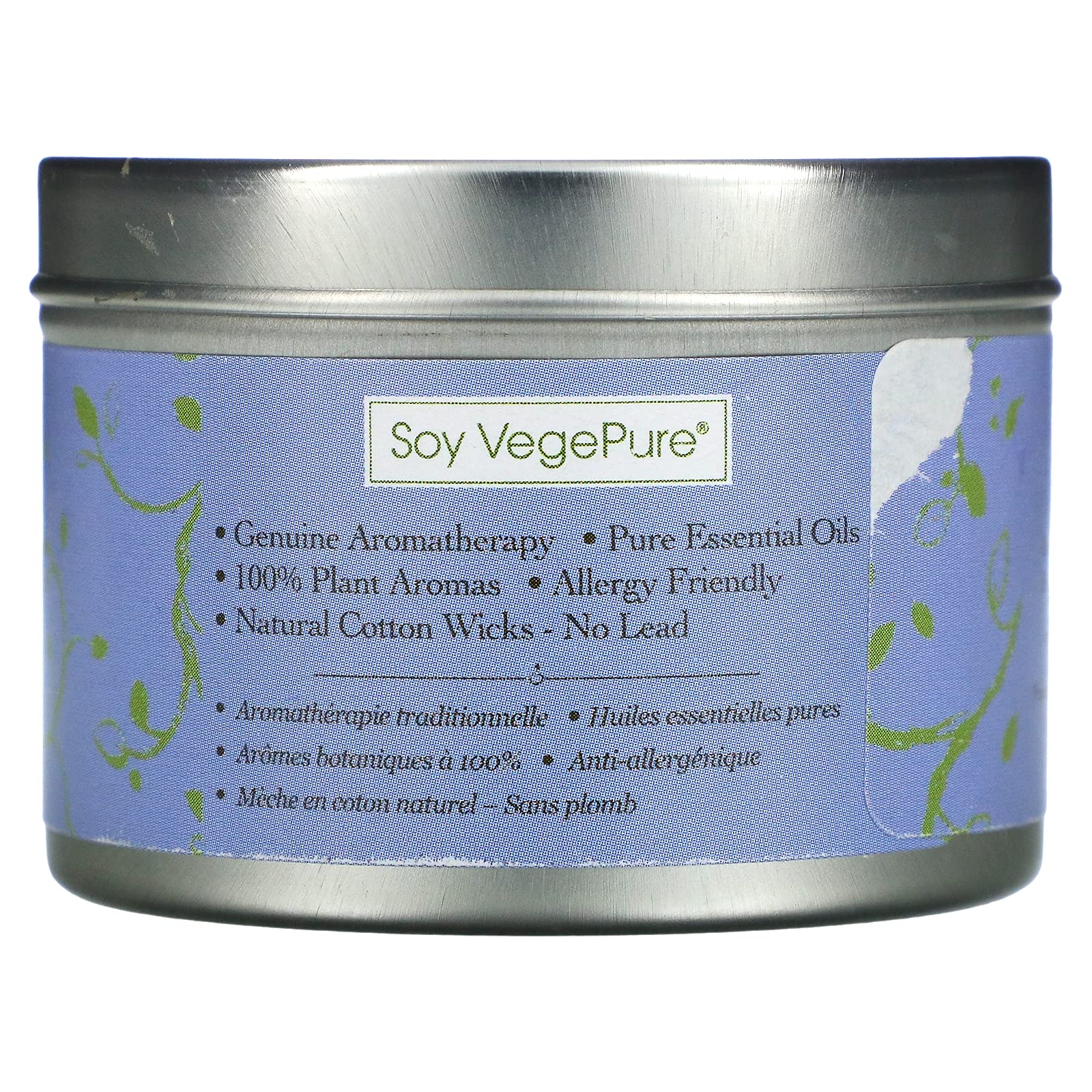 Aroma Naturals CNDL,Soy,TRNQL,BL,SM,TIN, CT